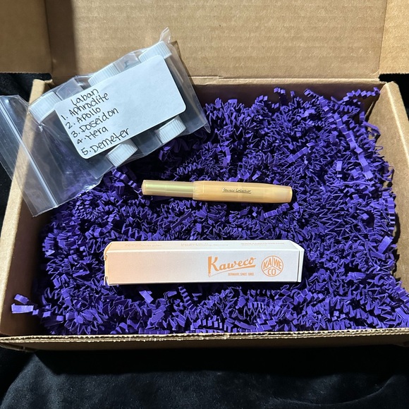 Kaweco Calligraphy Pen with 5 Laban inks New Never been used - Picture 7 of 7